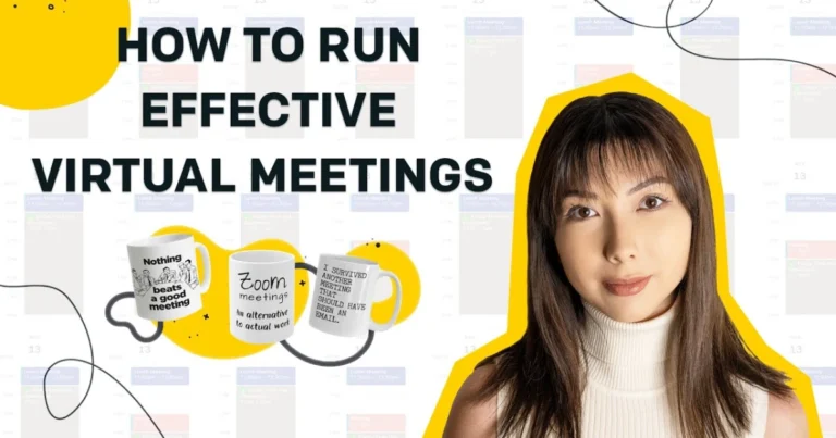 How to Run Effective Virtual Meetings
