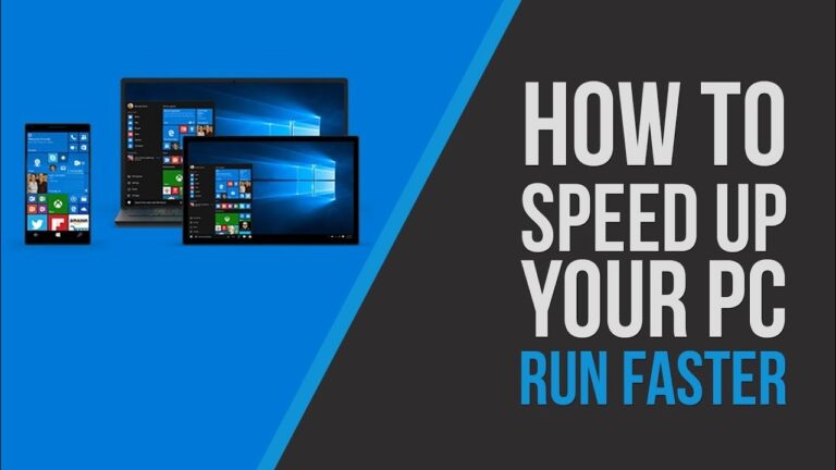 How to Speed Up Windows PC